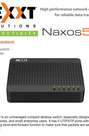 NEXXT NAXOS500 DESKTOP SWITCH 5 PORT 10/100 ASIDT054U2