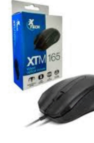 MOUSE XTECH OPTICO USB 3 BOTONES ERGONOMICOS 800DPI