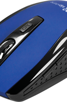 KLIPX MOUSE 6-BUTTON OPTICAL NANO DONGLE WIRELESS BLUE