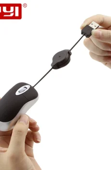 MINI MOUSE 3D CON CABLE RETRACTABLE