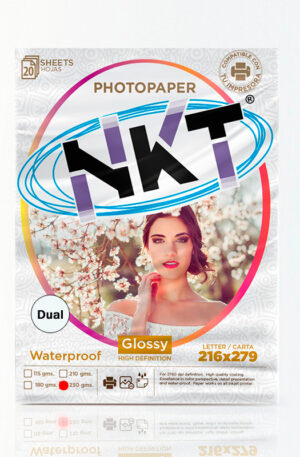 PAPEL FOTO 230G /CRT GLOSSY 20H EN BOLSA