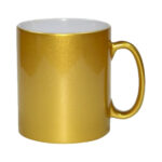 TAZA PERLADA DORADA PARA SUBLIMAR
