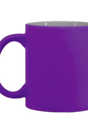 TAZA SILICÓN PARA SUBLIMAR COLOR MORADO