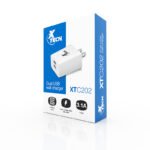 XTECH - POWER ADAPTER - DUAL USB WALL CHARGER