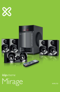 KX SPKR WLS-BT KWS-751 115W 5.1 110/220V-RMT CNTRL-USB/SD/3.